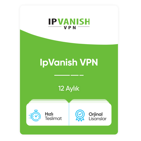 IpVanish VPN - 12 Aylık