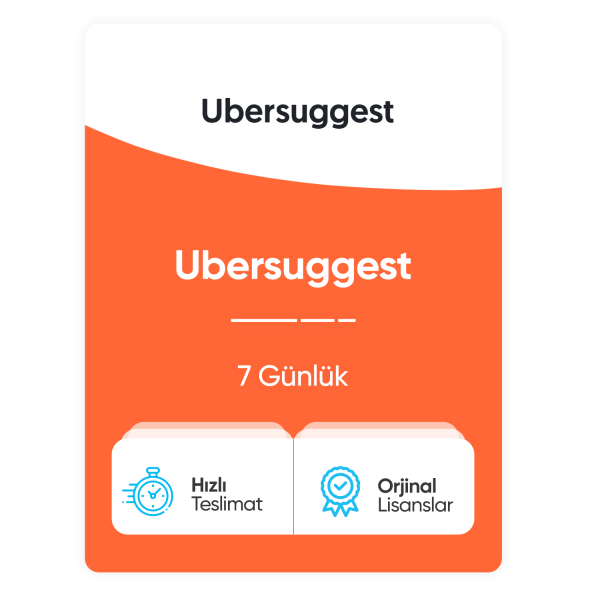 Ubersuggest - 7 Günlük