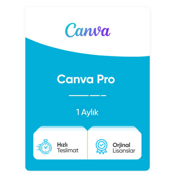 Canva Pro - 1 Aylık