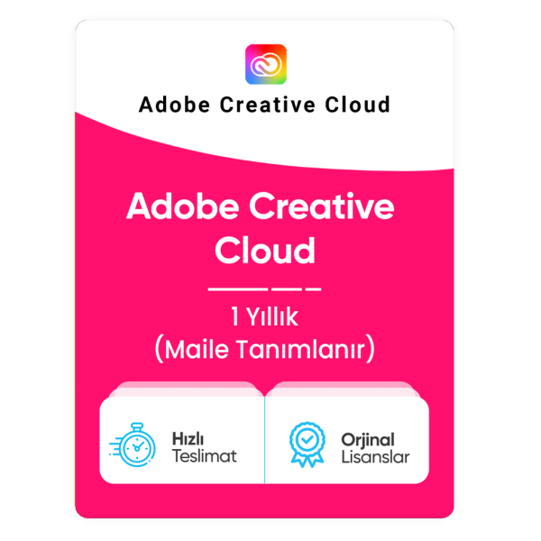 Adobe CC 1 Yıllık Mail
