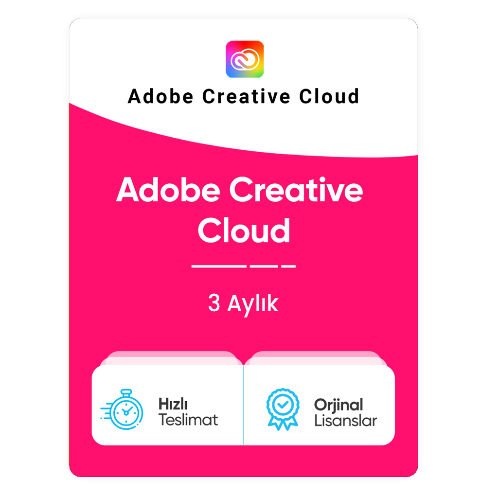 Adobe CC 3 Aylık