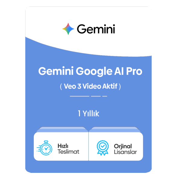 Google Gemini AI Pro 1 yıl